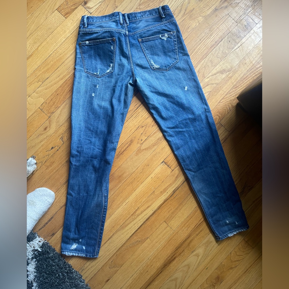 Madewell Blue Jeans Distressed Style - Picture 5 of 7